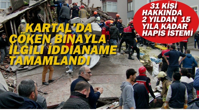 Kartal'da 21 Kişinin Hayatını Kaybettiği, Çöken Binayla İlgili İddianame Tamamlandı