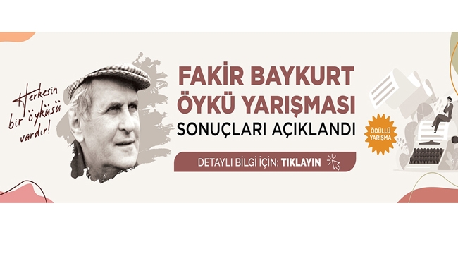 Fakir Baykurt Öykü Yarışması Sonuçları Açıklandı