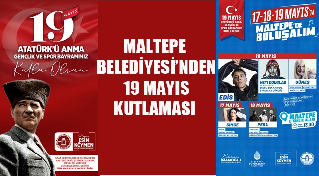 Maltepe Belediyesi'nden 19 Mayıs Kutlaması