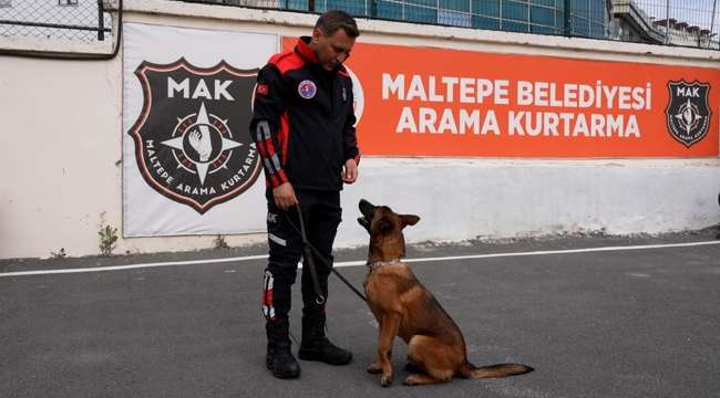 Maltepe'nin Can Dostları Arama-Kurtarma Köpeği Oluyor
