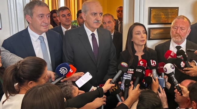 Numan Kurtulmuş Yeni Anayasa İçin DEM Parti'yi Ziyaret Etti