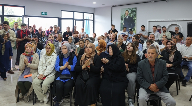 Başkan Köymen, Mahalle Toplantılarına Başladı. Köymen'e Börekli Çörekli Karşılama!