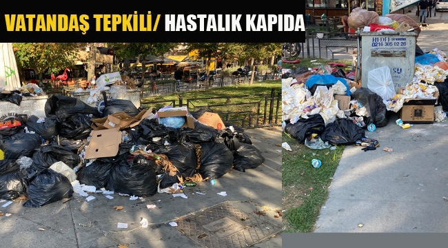 Kartal'da Biriken Çöplere, Vatandaş da Esnaf da Tepkili!