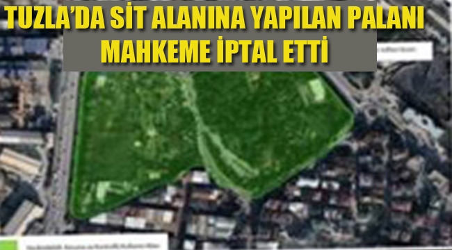 Tuzla'da, Sit Alanı'nda Yapılan İmar Planını Mahkeme İptal Etti