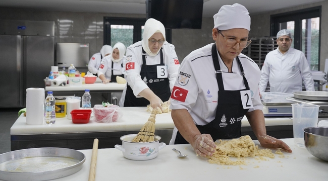 İSMEK Kadınları En İyi Baklavayı Yapmak İçin yarıştı