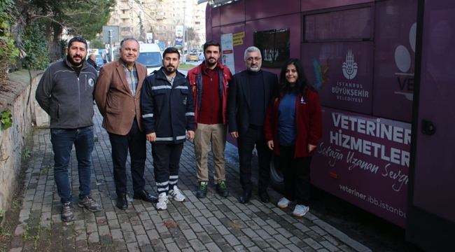 Gezici Veteriner Otobüsü "Vetbüs" 2 Gün Boyunca Kartal'da Hizmet Verdi