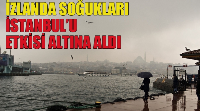 İzlanda Soğukları İstanbul'u Etkisi Altına Aldı